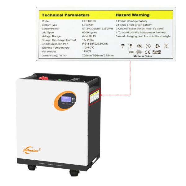 JSD 5KWH/24V LITHIUM ION BATTERY JSD 5KWH/24V LITHIUM ION BATTERY
