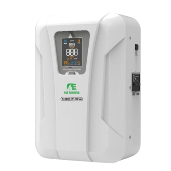 A&E Dunamis 20KVA Relay Voltage Stabilizer Wall-mount (45V-280V)