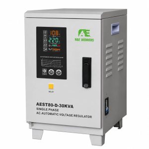 A&E Dunamis 30KVA Relay Voltage Stabilizer Desk- Top (80V-280V) T-SERIES