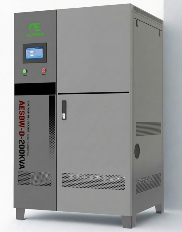 A&E Dunamis 200KVA 3-Phase Servo Voltage Stabilizer