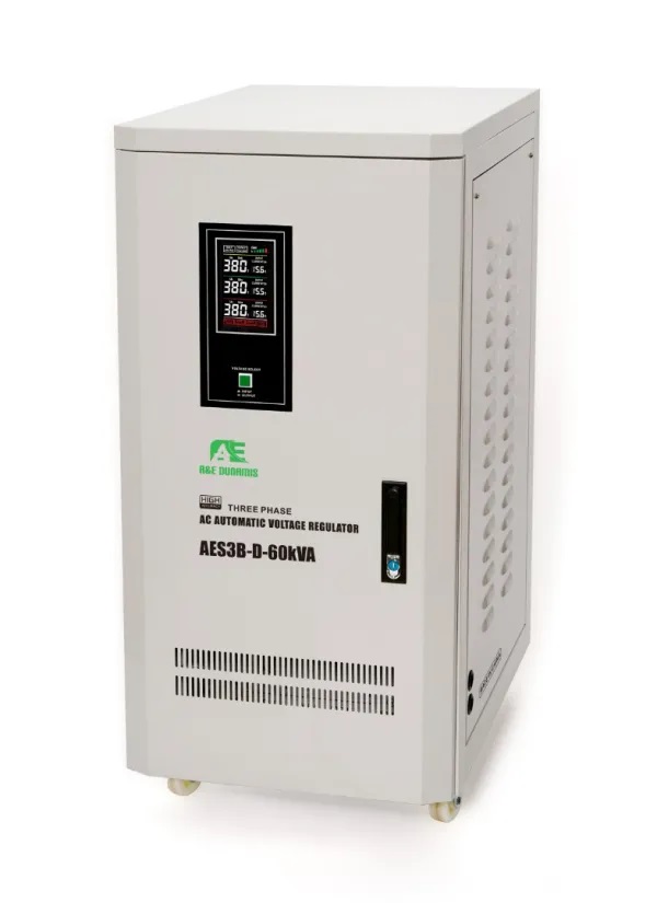 A&E Dunamis 60KVA 3-Phase Servo Voltage Stabilizer (B-Series) A&E Dunamis 60KVA 3-Phase Servo Voltage Stabilizer (B-Series)